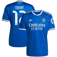 Men's adidas Trent Alexander-Arnold Blue Real Madrid 2025/26 Third Replica Player Jersey