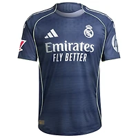Maillot de joueur authentique extérieur Real Madrid 2025/26 bleu adidas Vini Jr. pour homme