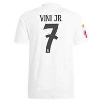 Men's adidas Vini Jr. White Real Madrid 2024/25 Home Authentic Player Jersey