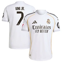 Men's adidas Vini Jr. White Real Madrid 2025/26 Home Authentic Jersey