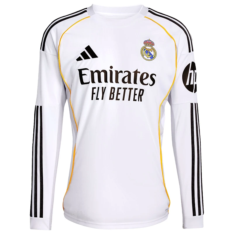 Maillot adidas Vini Jr. blanc Real Madrid 2025/26 domicile réplique pour homme