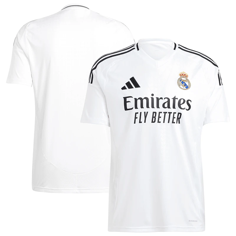 Men's adidas  White Real Madrid 2024/25 Home Replica Jersey