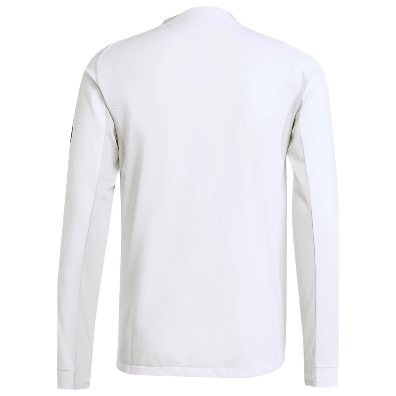 Men's adidas White Real Madrid 2025/26 Home Authentic Long Sleeve Jersey