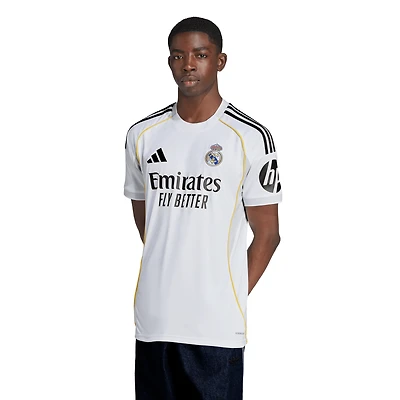 Men's adidas White Real Madrid 2025/26 Home Replica Jersey