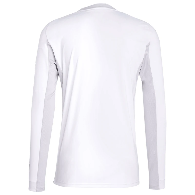 Men's adidas White Real Madrid 2025/26 Home Replica Long Sleeve Jersey