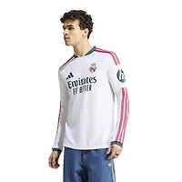 Maillot domicile réplique à manches longues adidas Real Madrid blanc 2026/27 pour homme