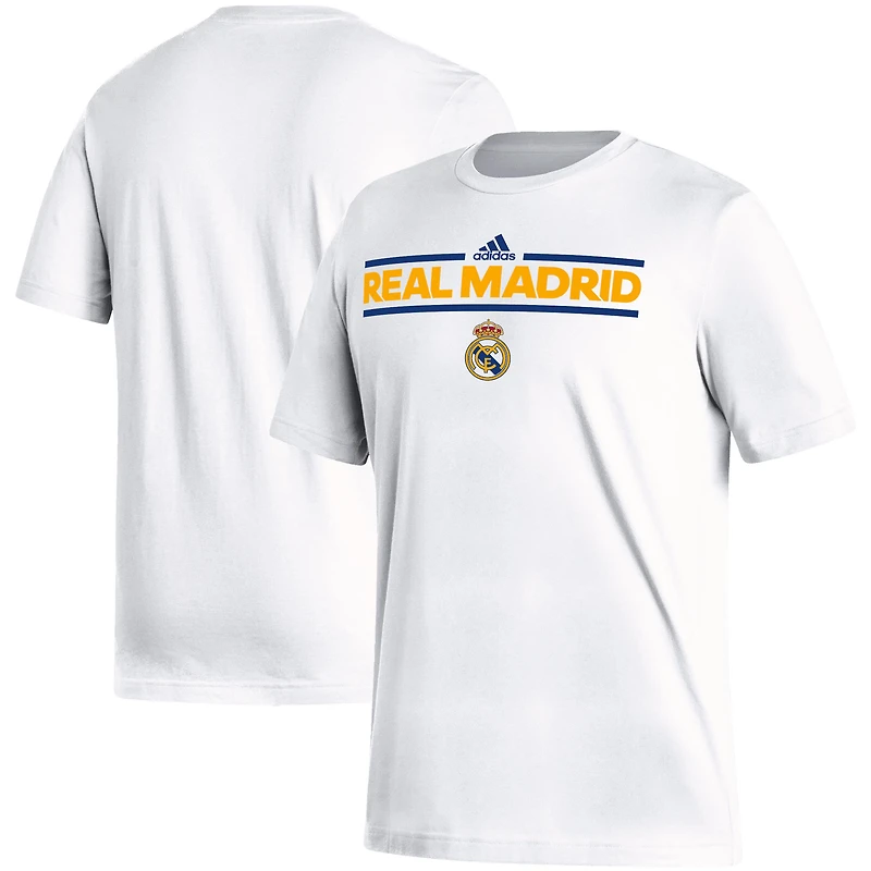 Men's adidas White Real Madrid Dassler T-Shirt