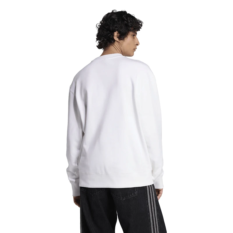 Sweat-shirt adidas blanc Real Madrid Lifestyle pour homme