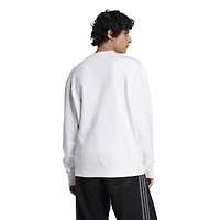 Sweat-shirt adidas blanc Real Madrid Lifestyle pour homme