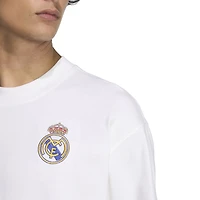 T-shirt adidas blanc Real Madrid Lifestyle pour homme