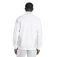 Veste de survêtement adidas blanche Real Madrid Urban Purist entièrement zippée pour homme