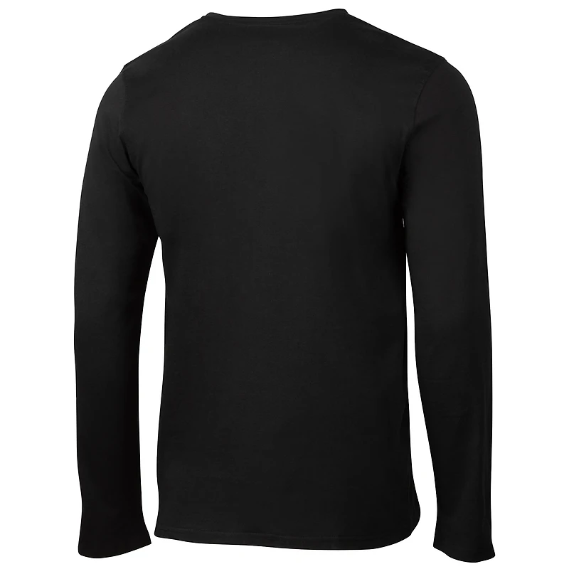Men's Black Real Madrid Core Long Sleeve T-Shirt