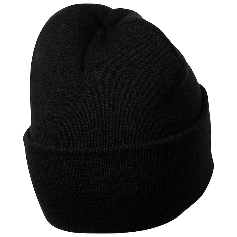 Bonnet en tricot à revers noir Real Madrid Mountain pour homme