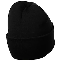 Bonnet en tricot à revers noir Real Madrid Mountain pour homme