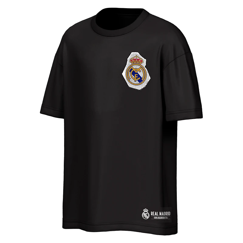 T-shirt oversize noir Real Madrid Ransom pour homme de la marque Outerstuff