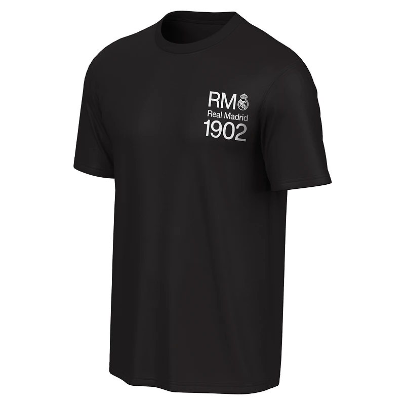 Men's Outerstuff  Black Real Madrid Registered T-Shirt