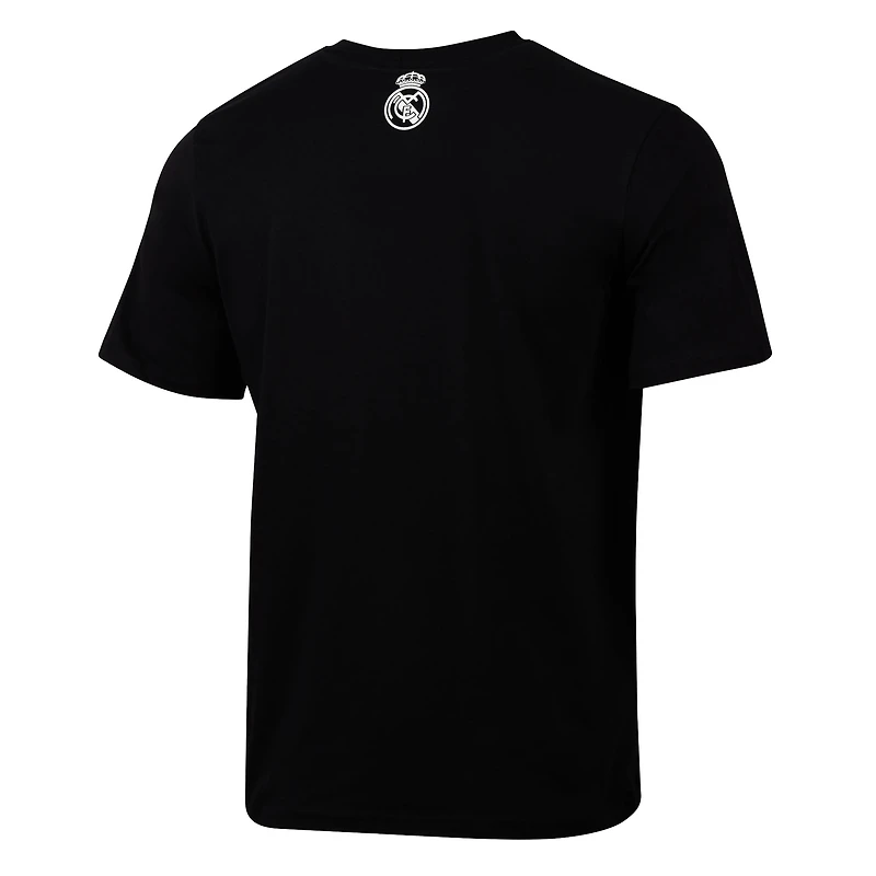 Men's Sport Design Sweden  Black Real Madrid Relaxed Post Match Pocket T-Shirt