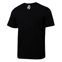 Men's Sport Design Sweden  Black Real Madrid Relaxed Post Match Pocket T-Shirt