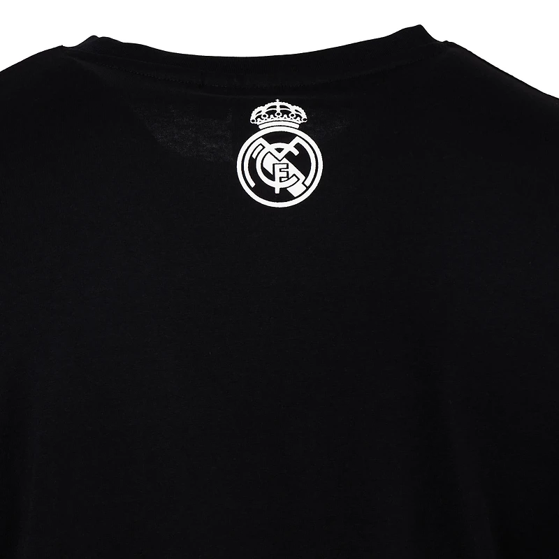 Men's Sport Design Sweden  Black Real Madrid Relaxed Post Match Pocket T-Shirt
