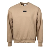 Men's Sport Design Sweden  Khaki Real Madrid Community Casual Relaxed Pullover Sweatshirt