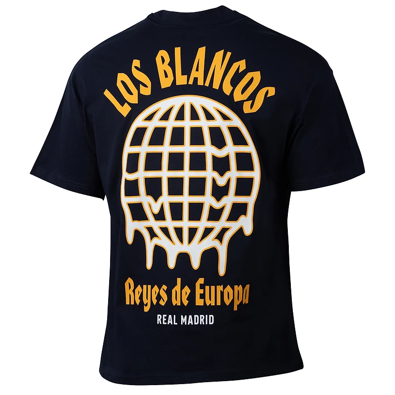 T-shirt graphique Sport Design Suède bleu marine pour homme, motif Real Madrid Game Day