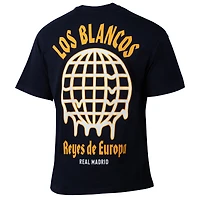T-shirt graphique Sport Design Suède bleu marine pour homme, motif Real Madrid Game Day