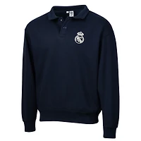 Men's Sport Design Sweden Navy Real Madrid Retro Relaxed Fleece Sweater