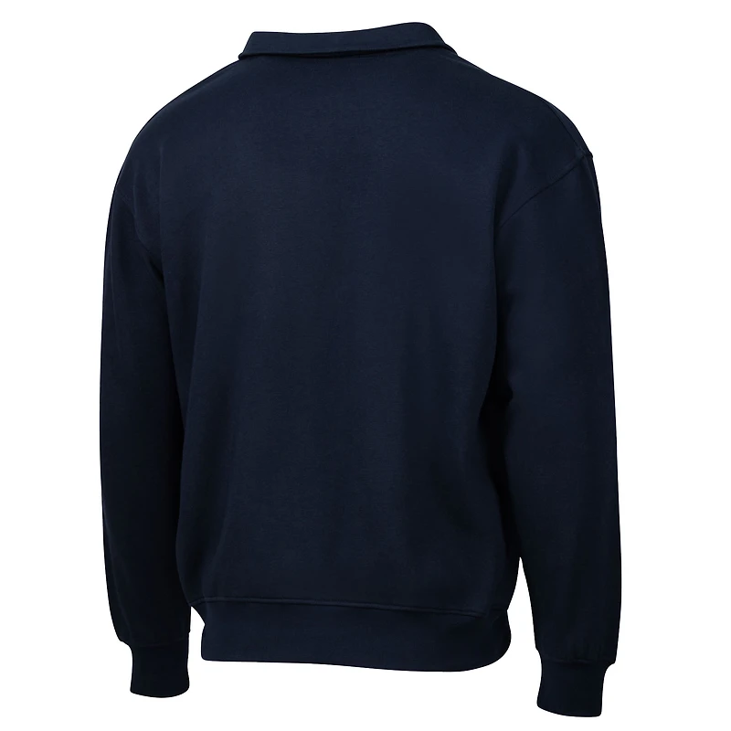 Men's Sport Design Sweden Navy Real Madrid Retro Relaxed Fleece Sweater