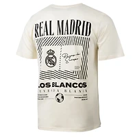 T-shirt décontracté pour homme, motif sportif, blanc, Real Madrid, Suède