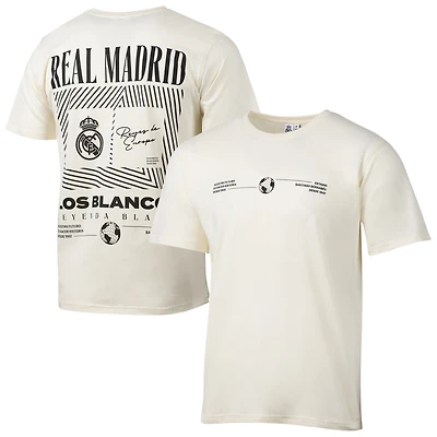 T-shirt décontracté pour homme, motif sportif, blanc, Real Madrid, Suède
