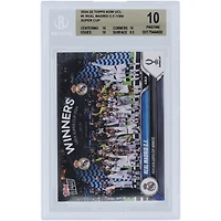 Real Madrid CF 2024-25 Topps Now UCL 2024 UEFA Super Cup Winners #1 BGS Authenticated 10 Card - 10,10,10,9.5 Subgrades