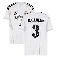 Roberto Carlos Real Madrid Autographed White adidas Modern Home Jersey