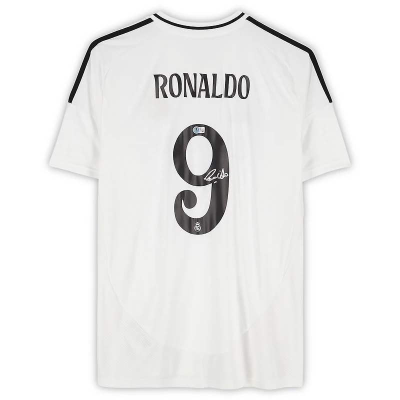 Ronaldo Nazario Real Madrid Autographed 2024-25 White adidas Jersey