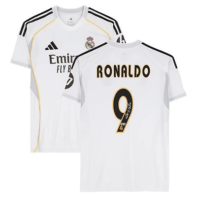 Ronaldo Nazario Real Madrid Autographed White adidas Modern Home Jersey