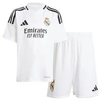 Mini kit adidas domicile Real Madrid 2024/25 blanc pour enfant