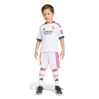 Ensemble réplique blanc du Real Madrid adidas pour tout-petit