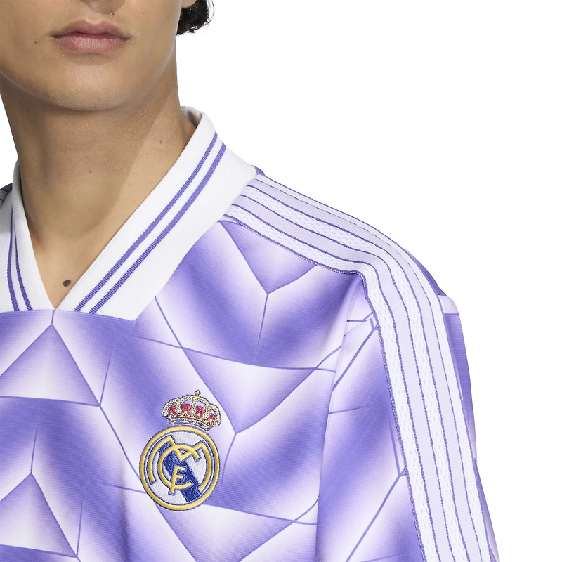Unisex adidas Purple Real Madrid Lifestyler Fashion Jersey