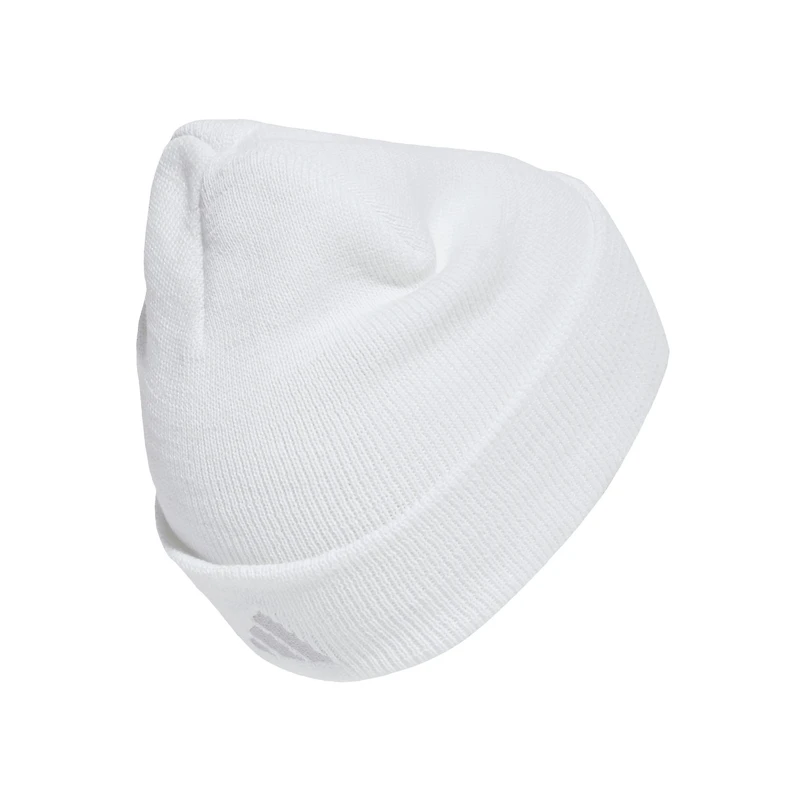 Bonnet unisexe adidas blanc à revers Real Madrid