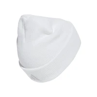 Bonnet unisexe adidas blanc à revers Real Madrid