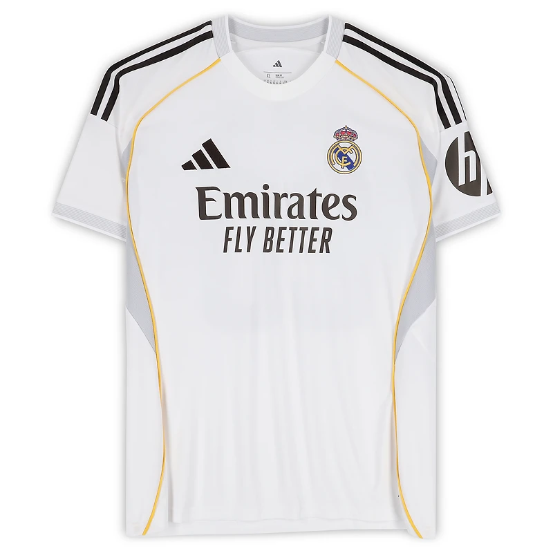 Vinícius Júnior Real Madrid Autographed White adidas 2025-26 Home Jersey