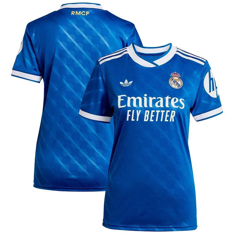 Women's adidas  Blue Real Madrid 2025/26 Third Replica Jersey