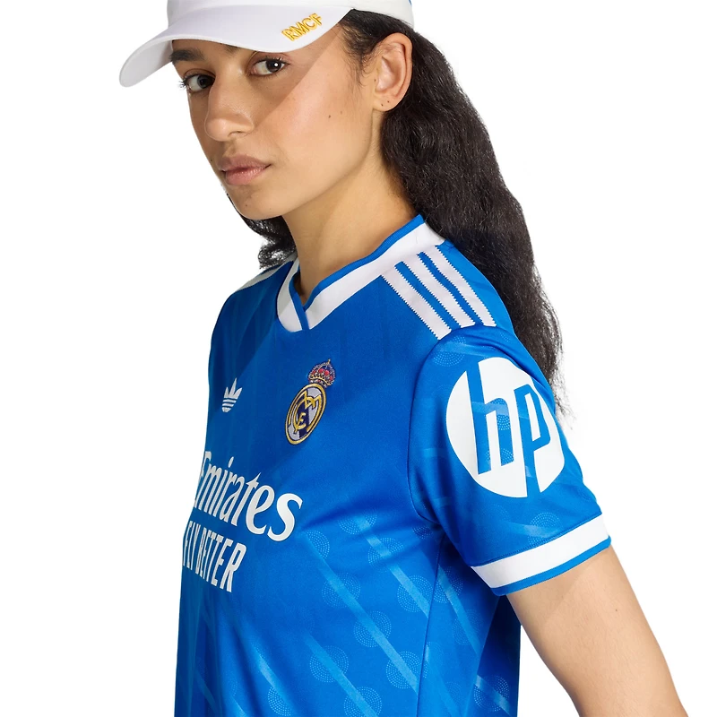 Women's adidas  Blue Real Madrid 2025/26 Third Replica Jersey