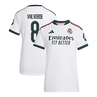 Women's adidas Federico Valverde White Real Madrid 2026/27 Home Replica Jersey