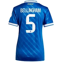 Maillot réplique bleu adidas Jude Bellingham pour femme, troisième joueur du Real Madrid 2025/26
