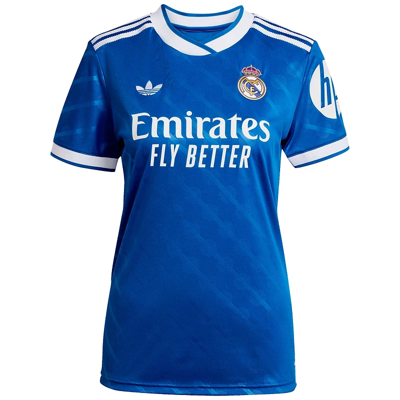 Women's adidas Kylian Mbappé Blue Real Madrid 2025/26 Third Replica Player Jersey