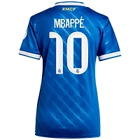 Women's adidas Kylian Mbappé Blue Real Madrid 2025/26 Third Replica Player Jersey