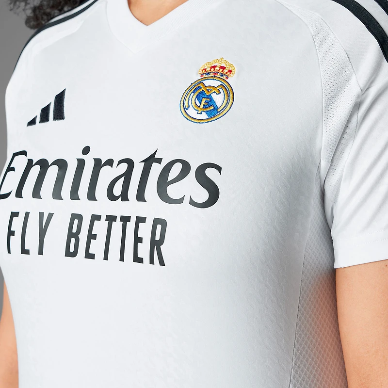 Maillot adidas Kylian Mbappé femme blanc Real Madrid 2024/25 domicile réplique joueur