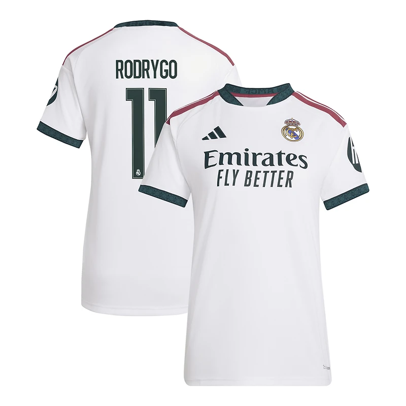 Women's adidas Rodrygo White Real Madrid 2026/27 Home Replica Jersey