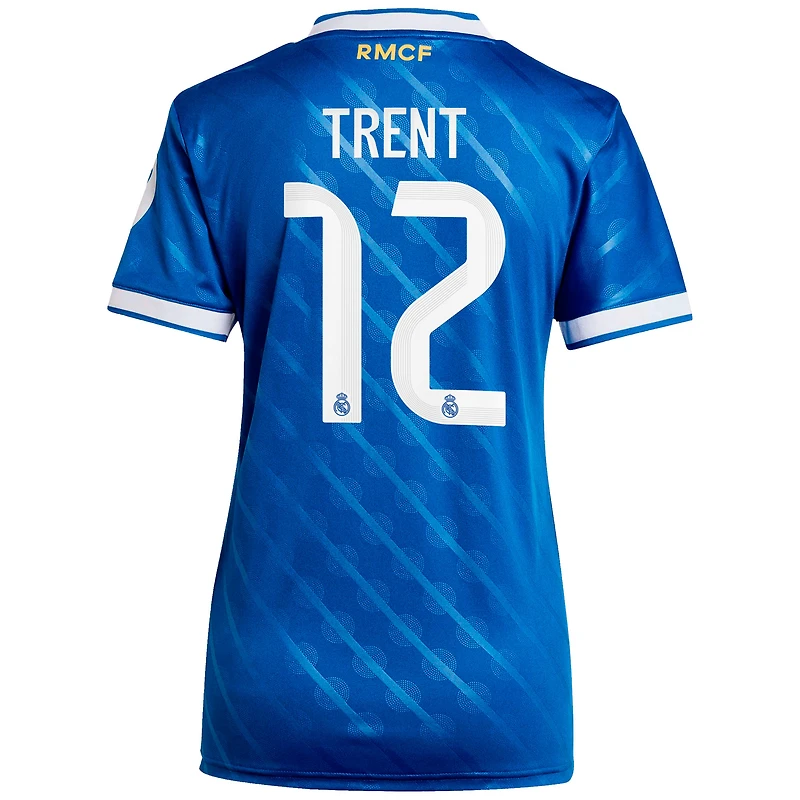Women's adidas Trent Alexander-Arnold Blue Real Madrid 2025/26 Third Replica Player Jersey