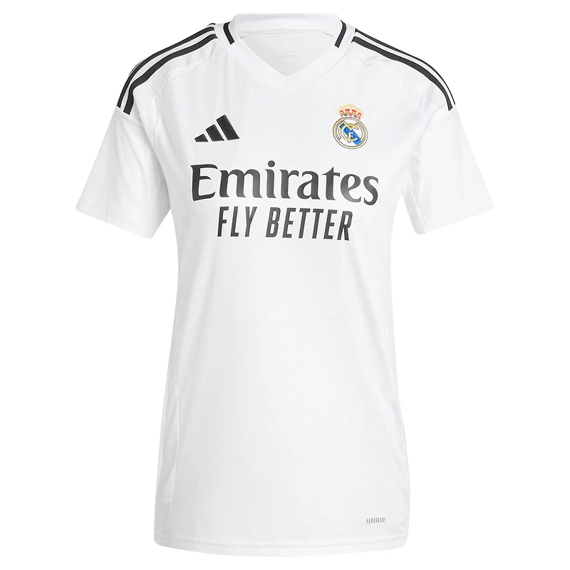Women's adidas Vini Jr. White Real Madrid 2024/25 Home Replica Player Jersey
